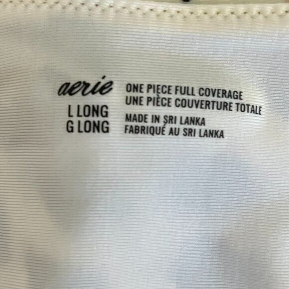 Aerie Women's One-Piece Wrap Animal Print Swimsuit Sz Lr Long - Picture 8 of 10